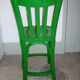 Chaise de caisse verte