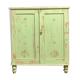 Buffet campagnard vert patiné