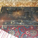 Gold and bronze powder table signed Lasco