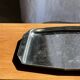 Vintage rectangular silver-plated tray with handles L37 W27 H1.5