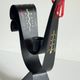 Vintage suede metal rooster-shaped candlestick