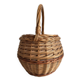 Vintage woven wicker basket