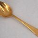 Christofle América gold-plated, 12 moka spoons, coffee, 10 cm, excellent condition.