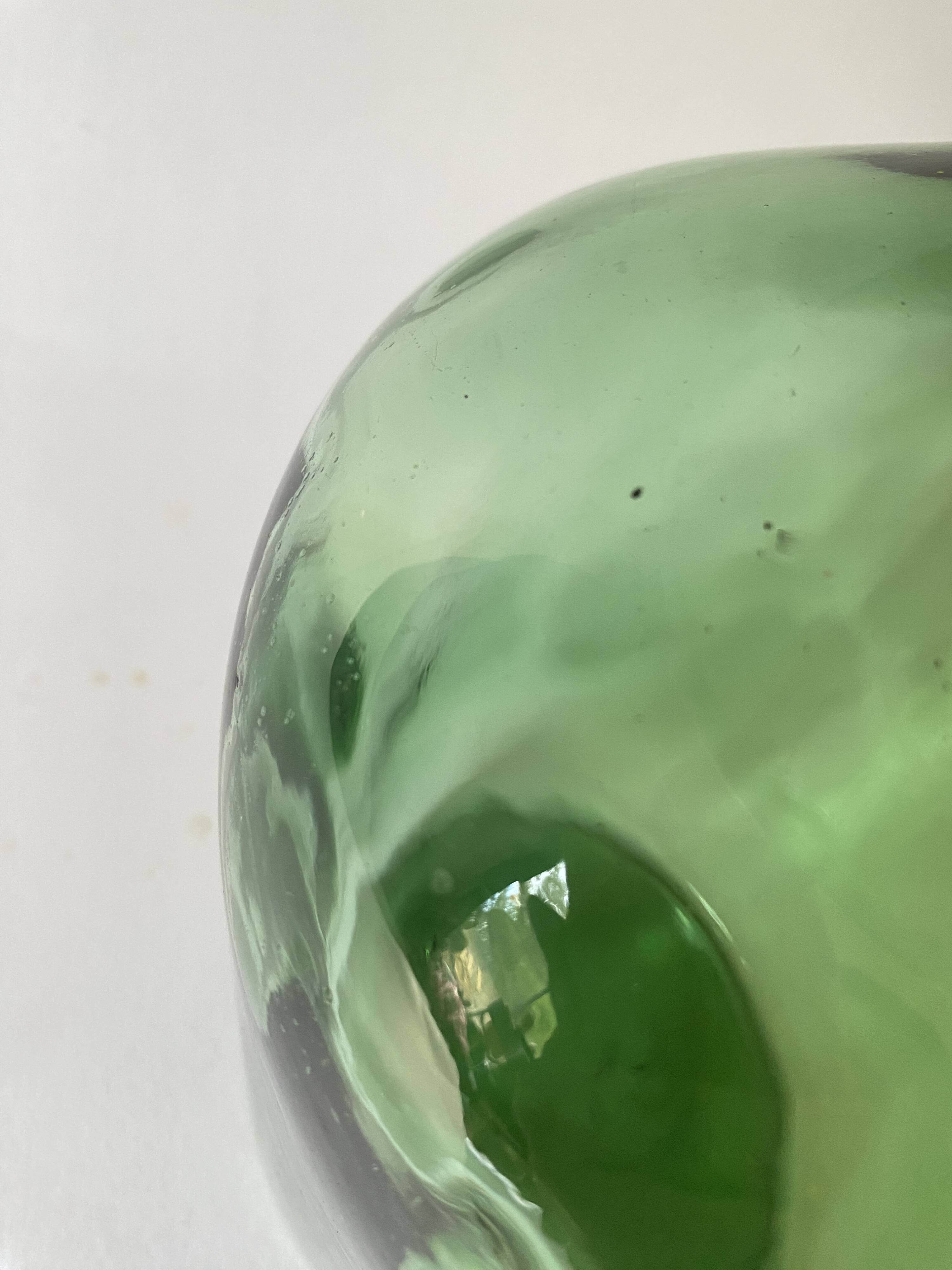 Glass lamp, braided fabric cable, new lampshade