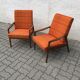 Pair vintage interier praha armchair jiri jiroutek vintage 60s midcentury czechoslovakia
