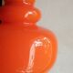 Suspension en opaline orange, années "60/70"