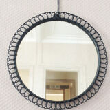 Vintage daisy mirror, 1950 27,5cm