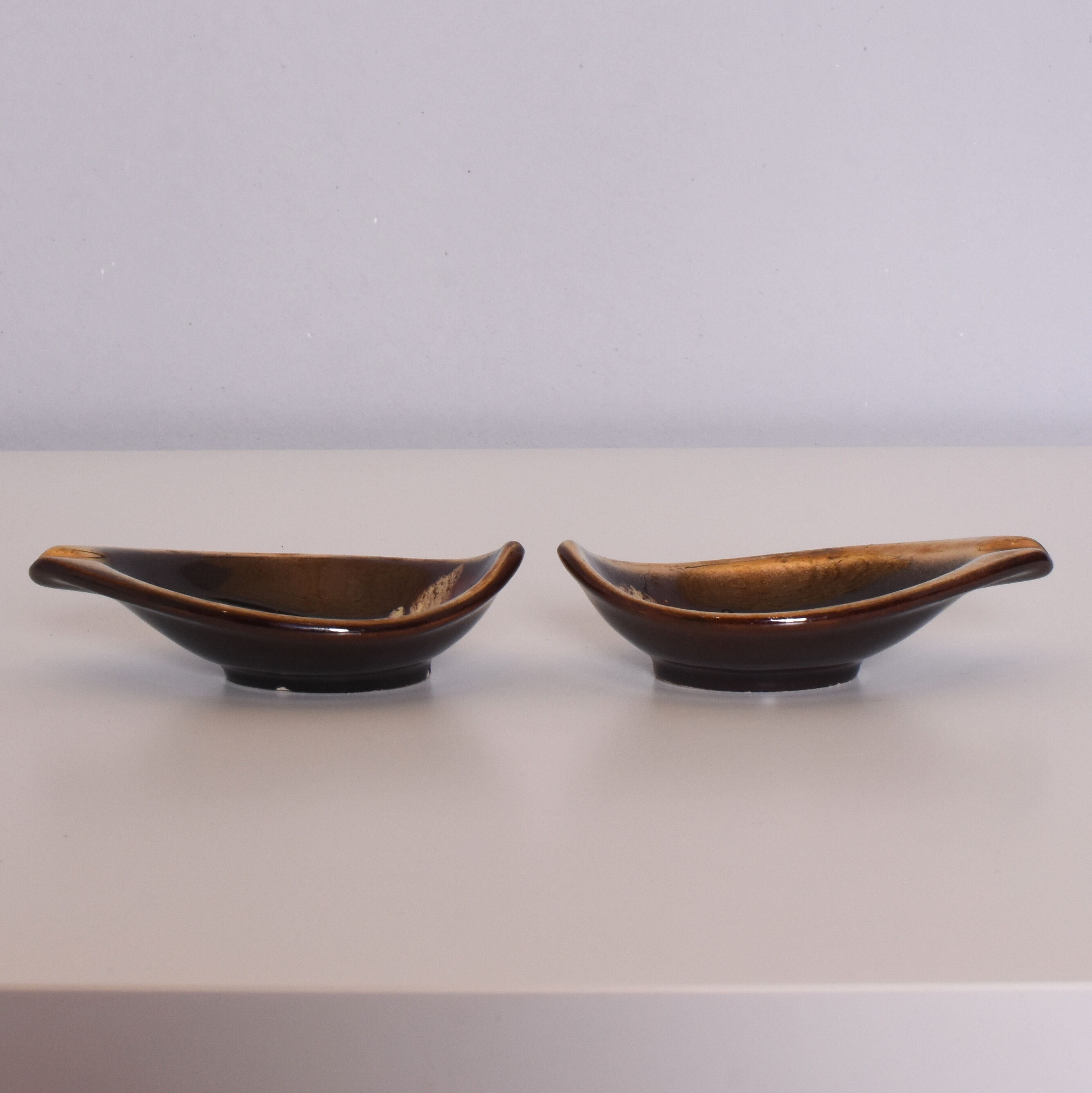 Pair of ashtrays, Jasba Keramik, Germany, 1970s