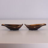 Pair of ashtrays, Jasba Keramik, Germany, 1970s