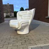 White Elda Joe Colombo chair Longhi, new condition!