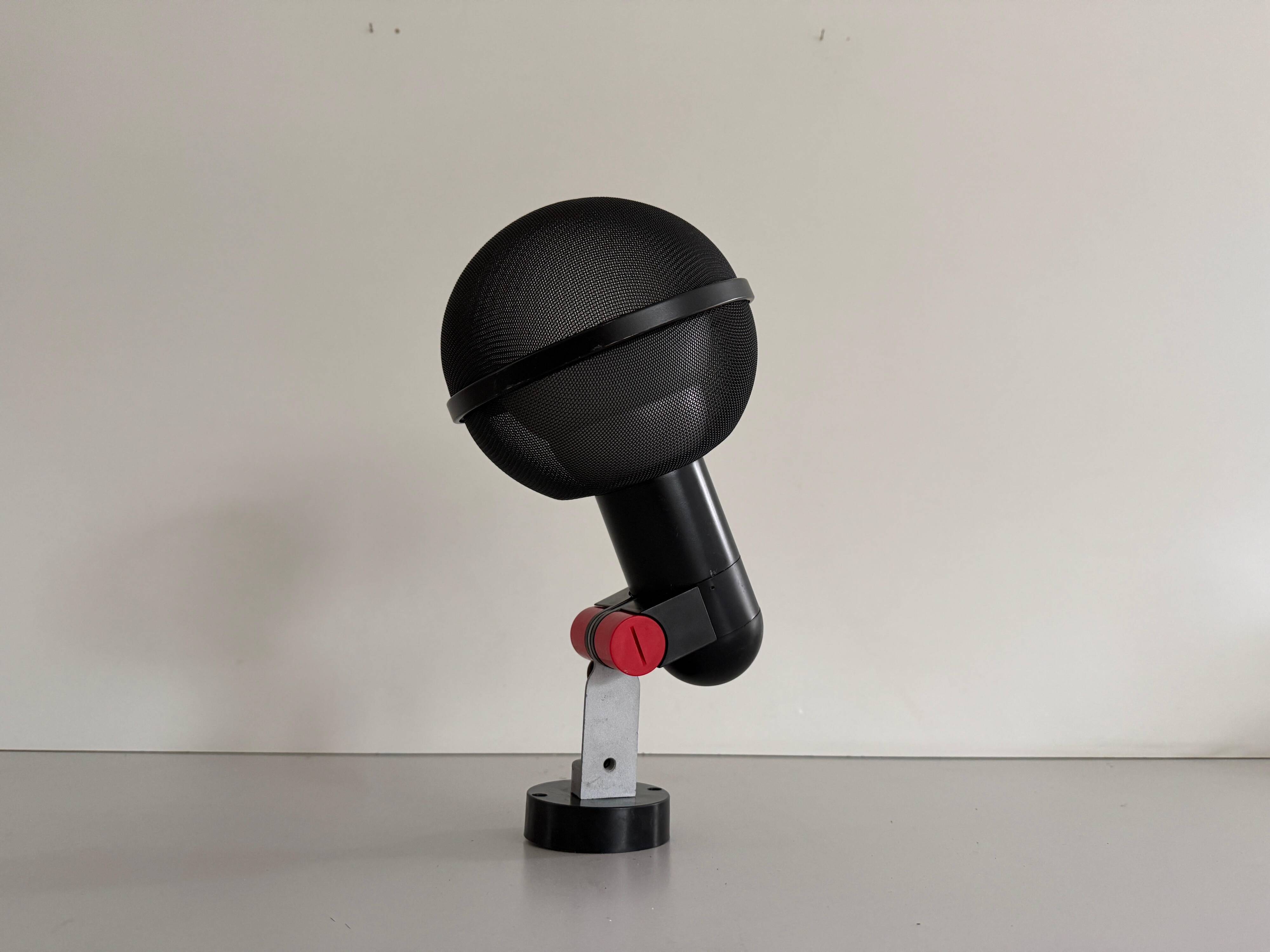 Wall light for microphone by Roger Tallon for Erco Leuchten, 1970s, Germany.