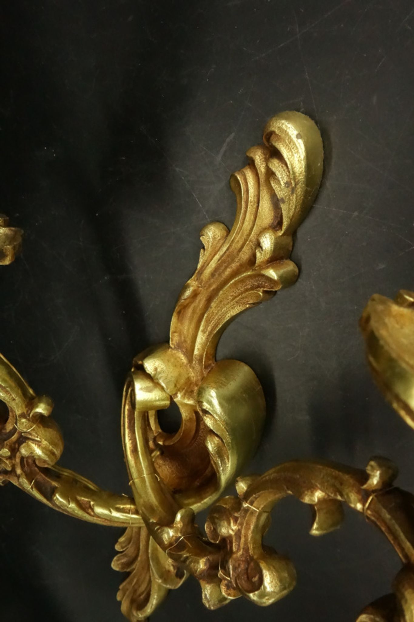 Pair of Louis XV style sconces by Lucien Gau Paris