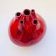 Belgian Pottery Spout Vase by Hugria, 1960s