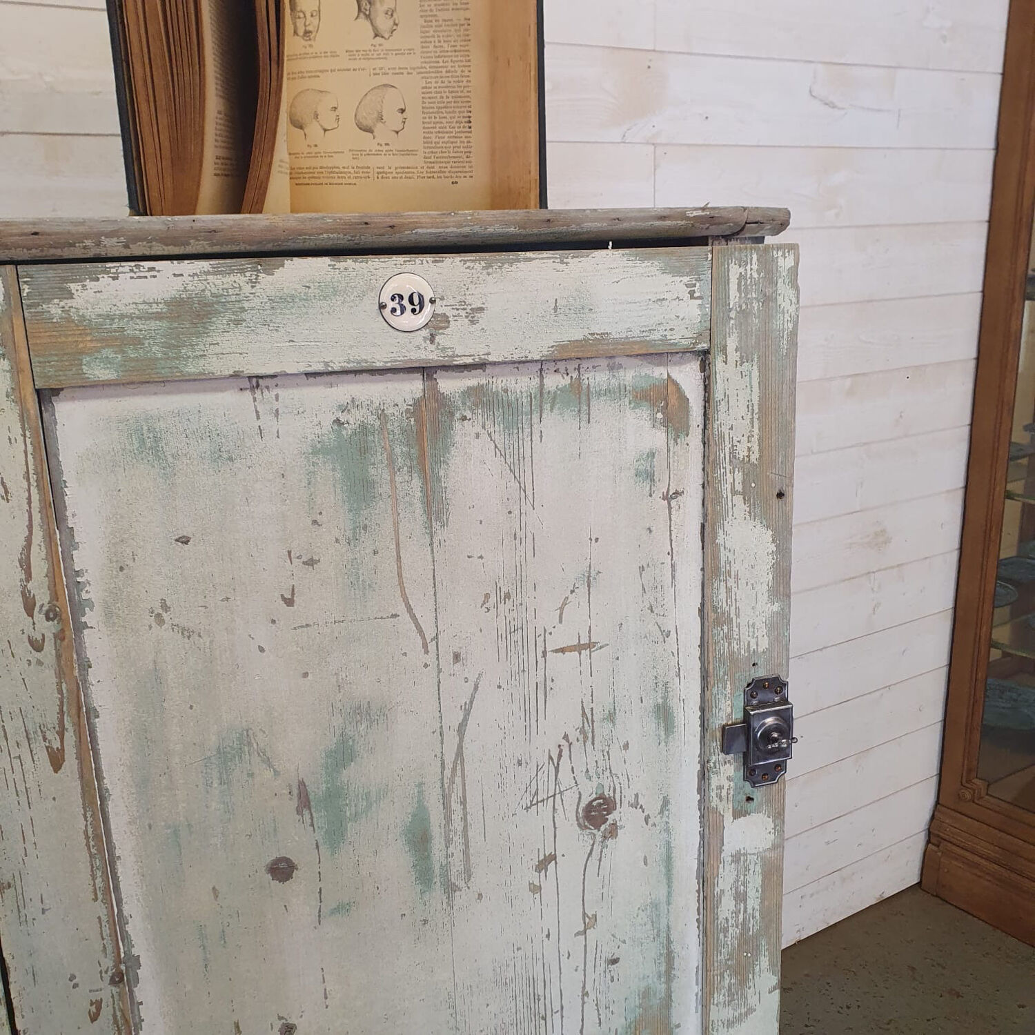 Patinated cabinet