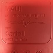 Set of 4 Kartell Maui chairs by Vico Magistretti