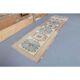 1970s Turkish Oushak Handmade Runner Rug 73x245