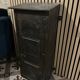 Old industrial metal cabinet – vintage workshop furniture