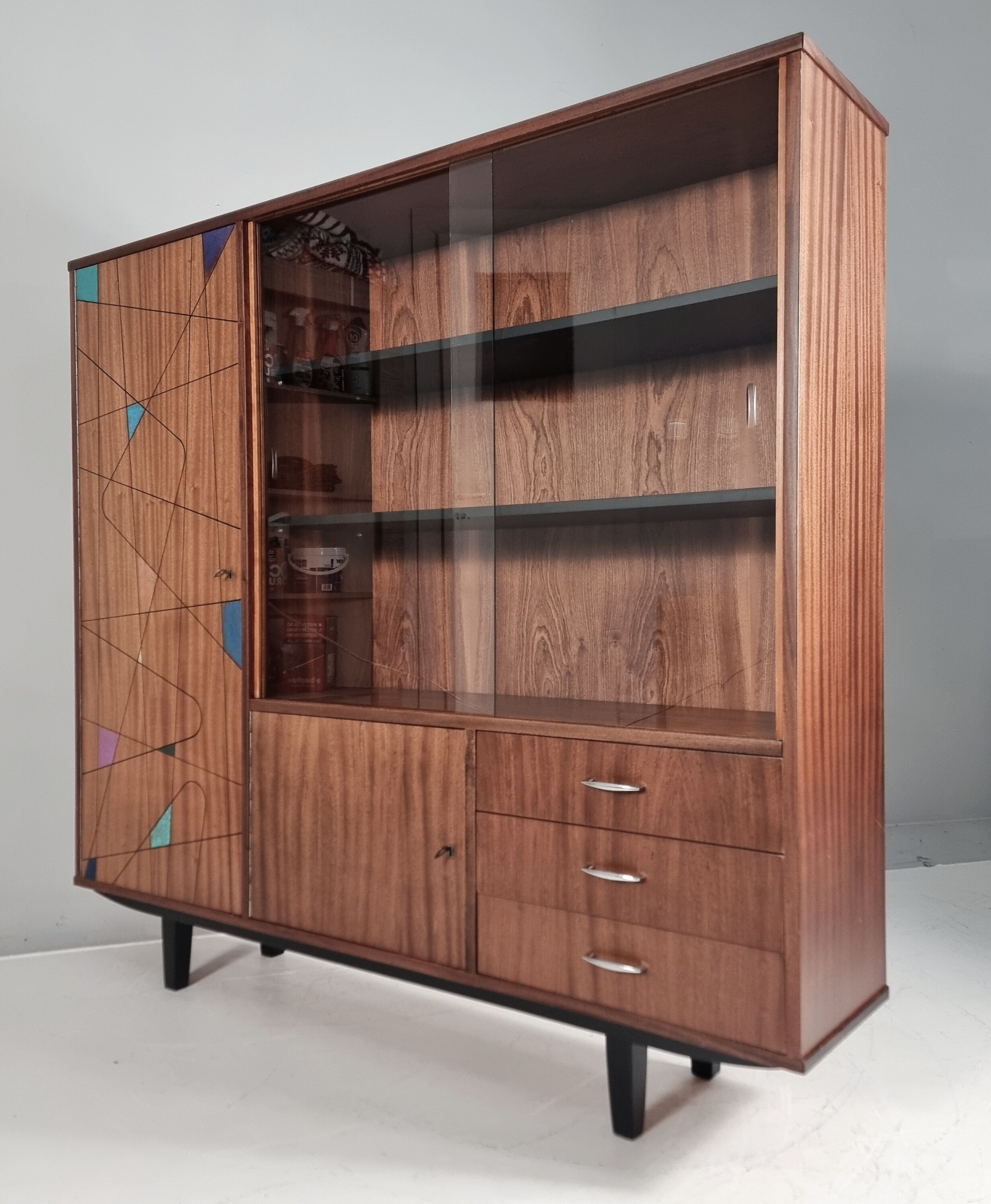 Vintage Display Case, 1970s