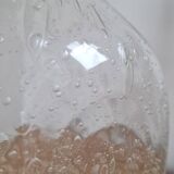 Biot bubble glass bottle