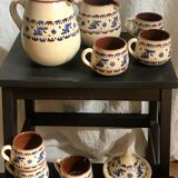 Vintage terracotta coffee service