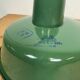 Industrial green enamel pendant lamp, 1960s