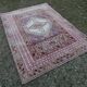 Vintage handmade Turkish rug 134x183 cm