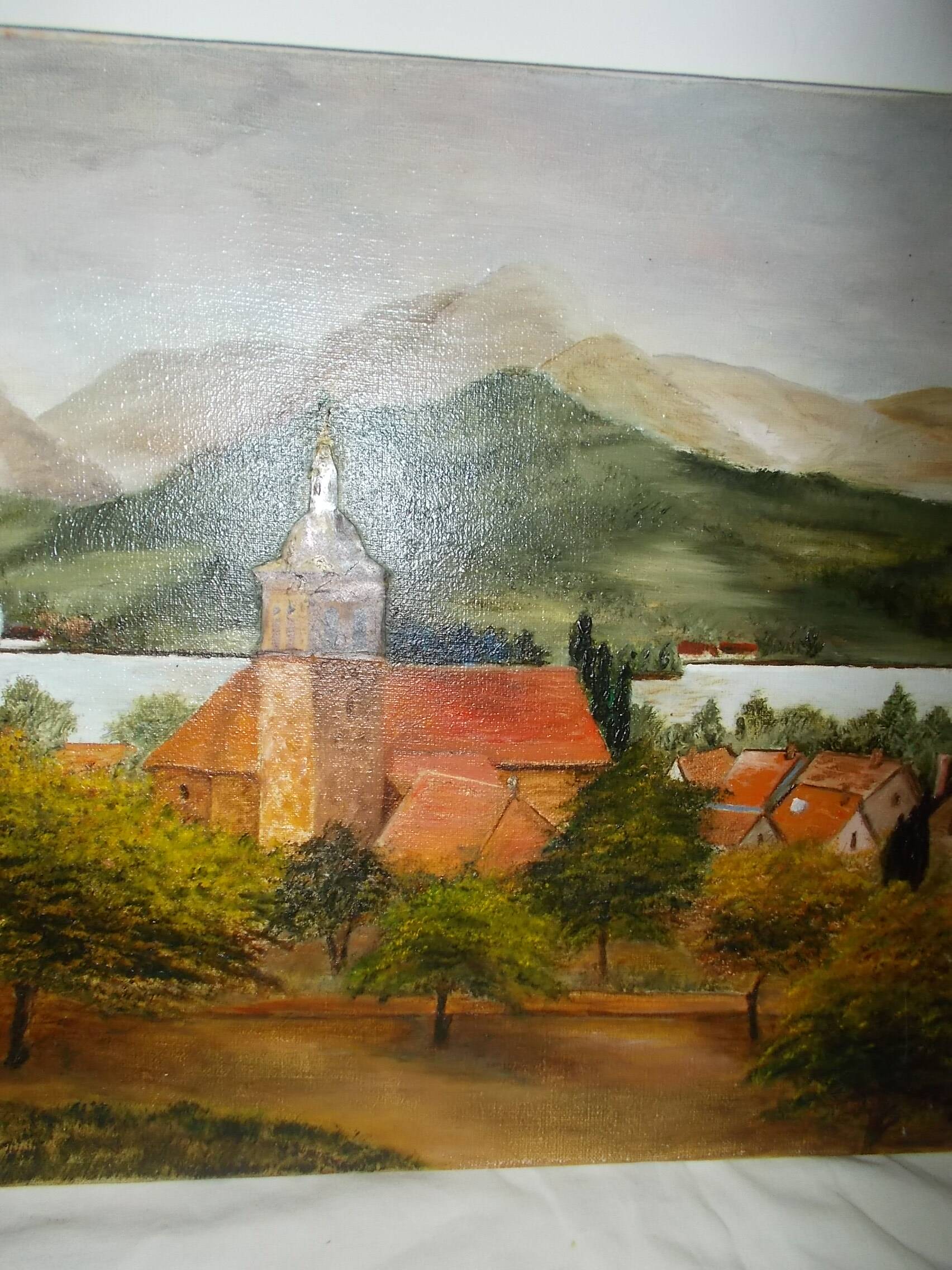 Oil painting landscape