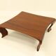 Table basse en Iroko massif par Marc Van Rampelberg