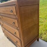 Art Deco chest of drawers, mustache feet