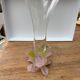 Vase Daum fleurs roses
