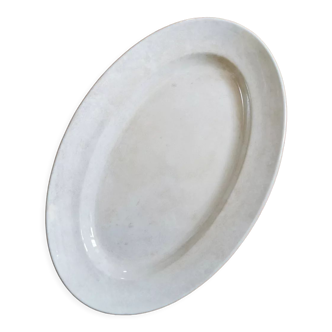 Old Sarreguemines oval dish