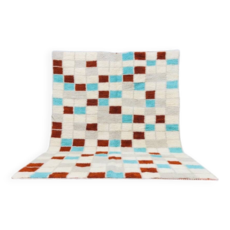 Tapis bérbere coloré fait main traditionnelle 250cmx150cm