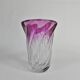 Heavy vase Val Saint Lambert, Torsade model, 1950s