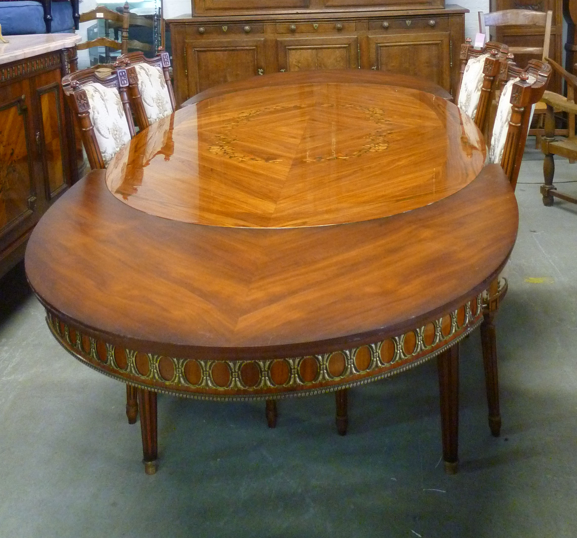 Table rosewood Style Louis XVI