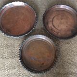 Series of 3 copper trays