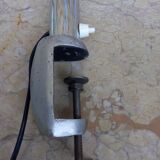 Flexible chrome workshop lamp