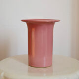Pink vintage vase with rounded edges