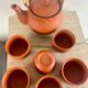 Terracotta tea set