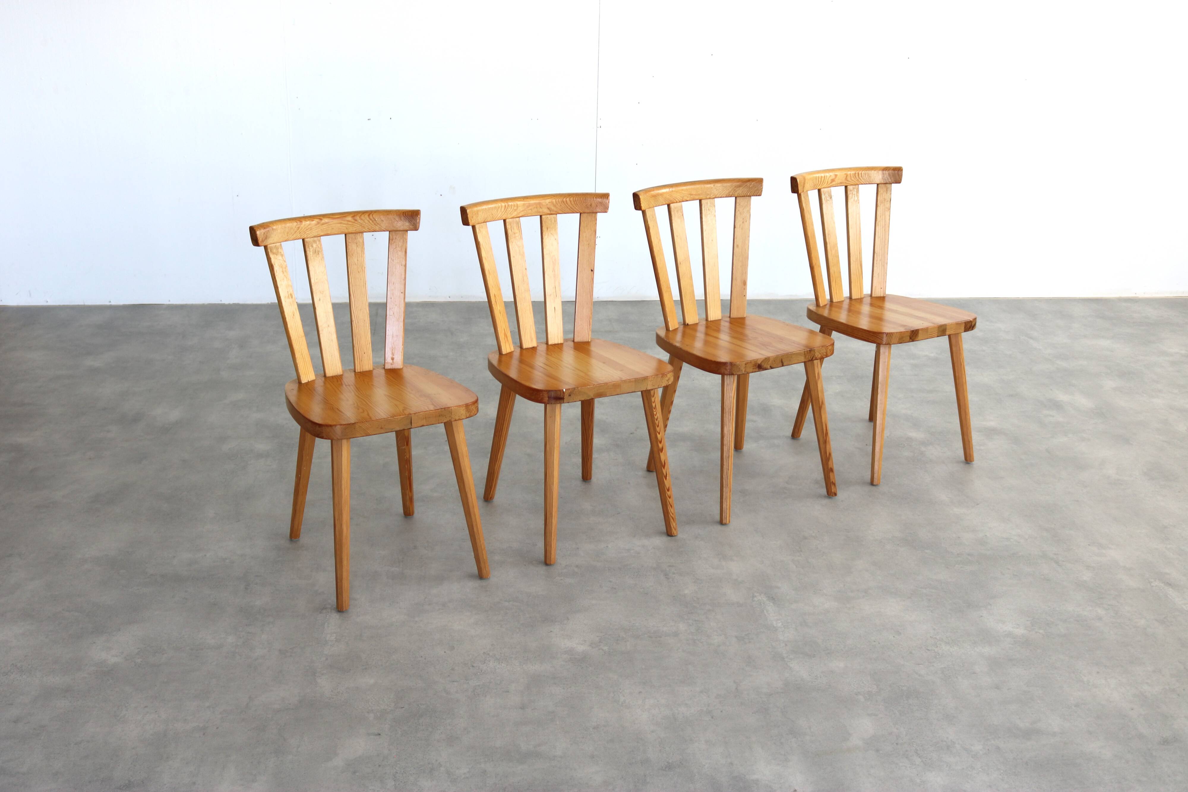 chaises vintage | chaises de salle à manger | pin | Suède