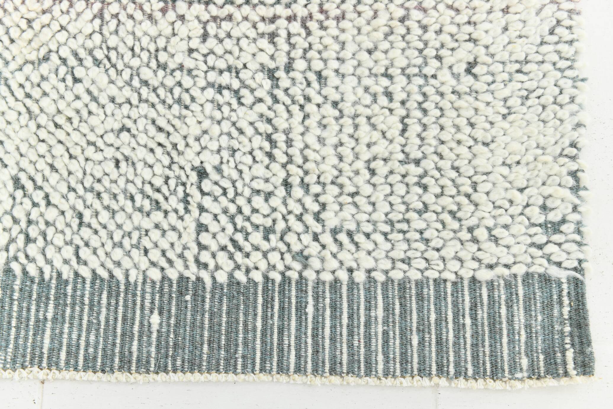 Turkish Gray Beige Contemporary Kilim Rug, 136x204Cm