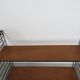 Flexible String shelf, wood and metal 50/60