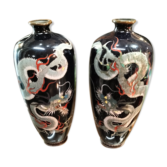 Pair of Japanese vases