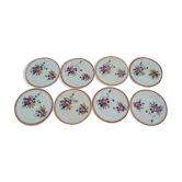 8 Longchamp dessert plates