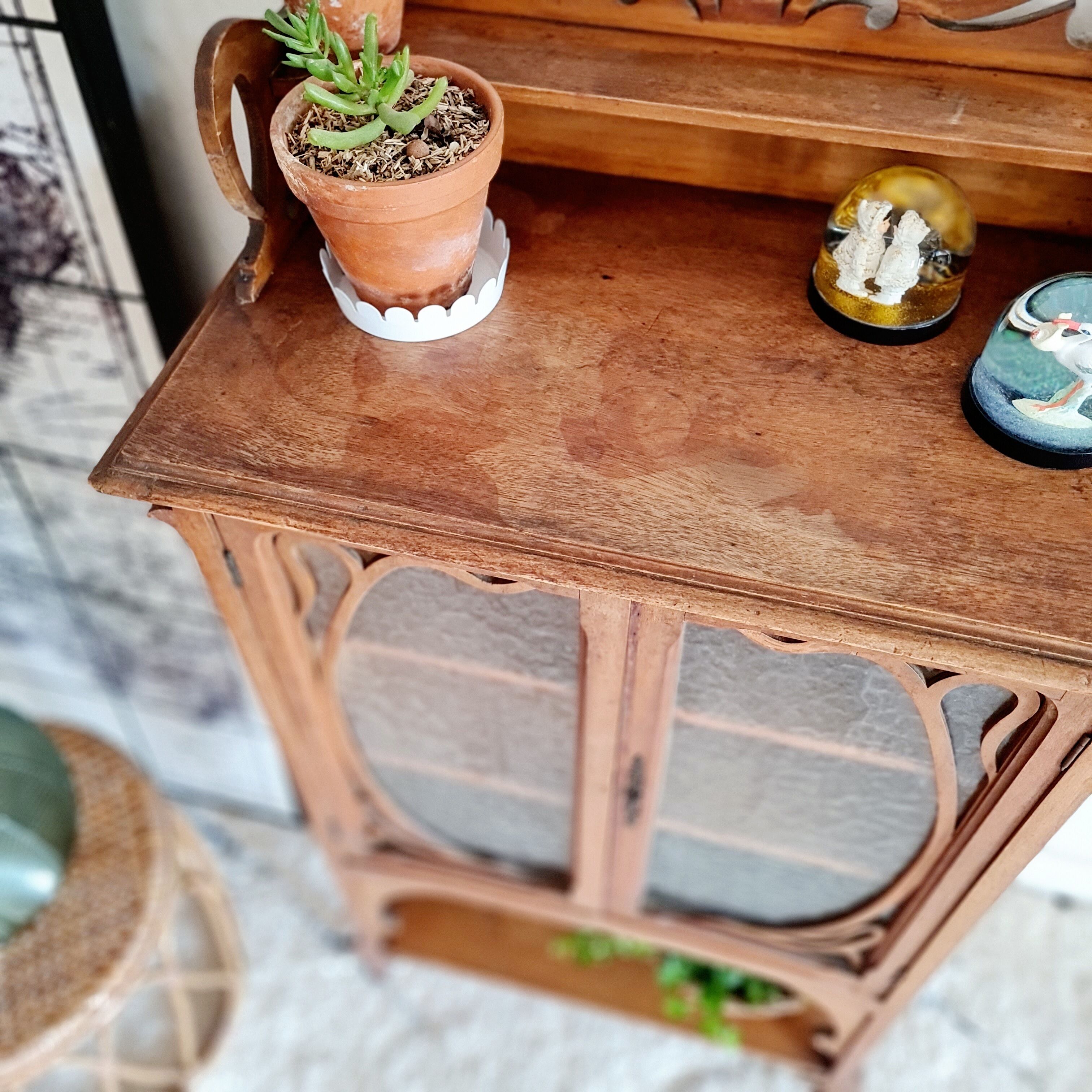 Showcase library old Art Nouveau era