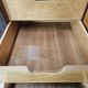 Mahogany sideboard with a glass top, 1960