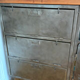 Storage furniture in steel and wood