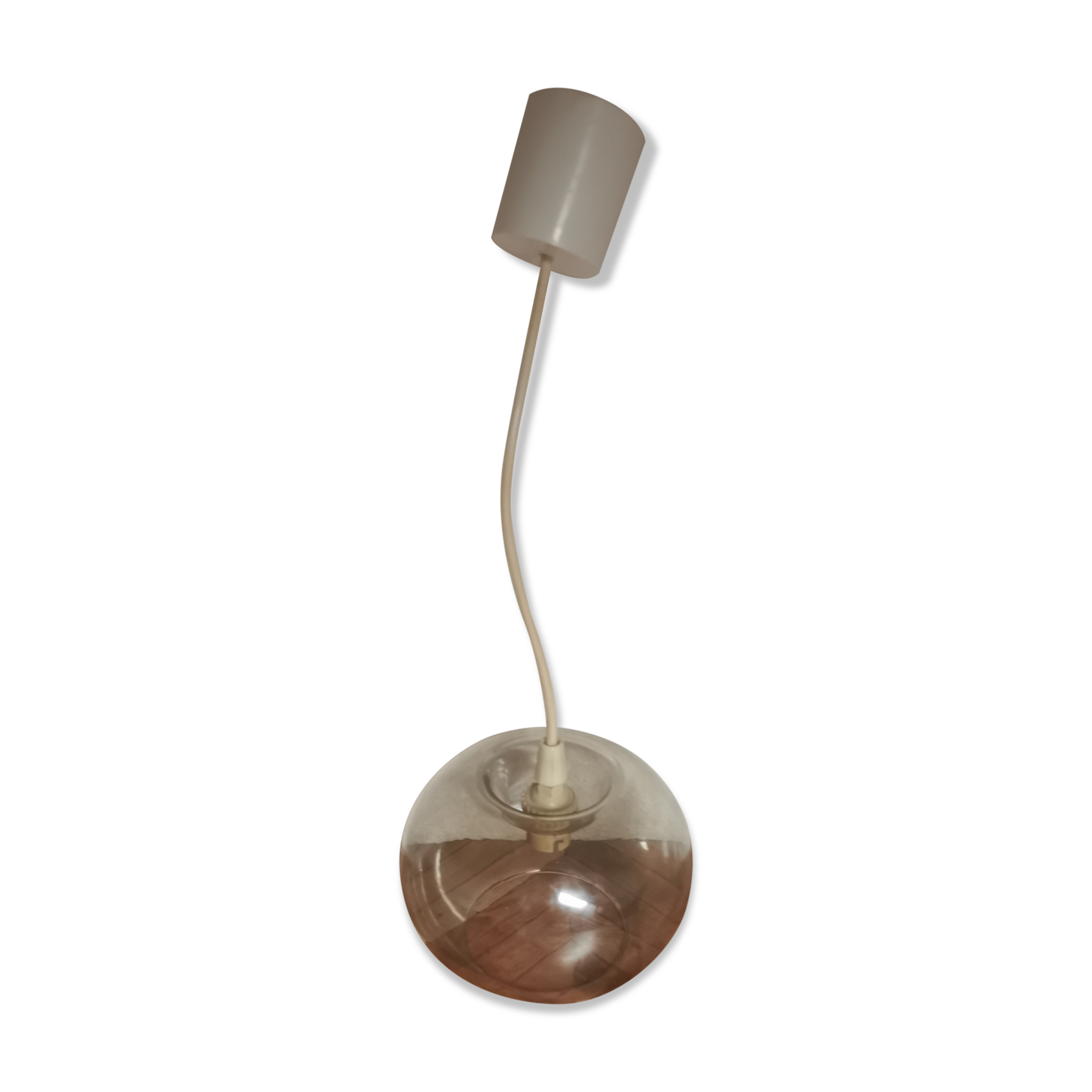 Vintage glass globe hanging