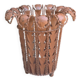 Umbrella stand or metal plant pot inspired by Art Nouveau, 20th century