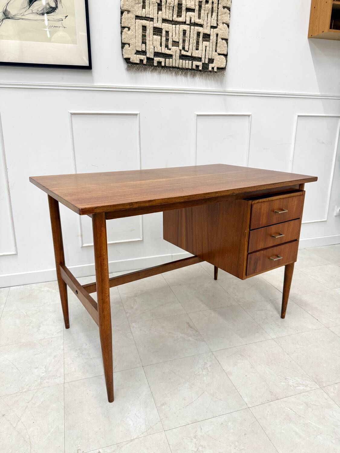 Scandinavian teak desk