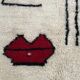 Tapis berbere moderne en laine, beni ouarain